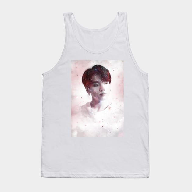 BTS Kookie (red galaxy exposure) | BTS Army kpop gift Tank Top by Vane22april